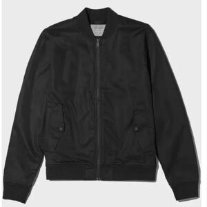 Everlane- Men's Black Cotton Bomber